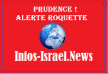 Alerte roquettes Ă  Sderot, Kisoufim et Nir Am ( 21h25)