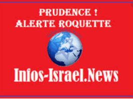 Alerte roquettes à Sderot, Kisoufim et Nir Am ( 21h25)