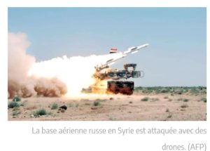 Une base aérienne russe en Syrie a été attaquée par des drones