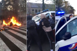 🔴 France : Zone de guerre devant une école et la police pris pour cible
