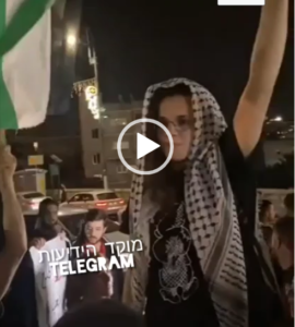 Les arabes israéliens du nord au sud soutiennent les tirs de roquettes contre Israel