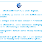 infos israel news apolitique