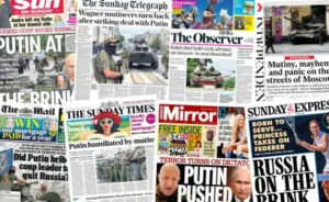 “Poutine a été humilié”: les journaux du monde entier couvrent largement la tentative de coup d’État en Russie