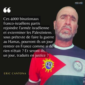 Eric Cantona a critiqué les soldats de Tsahal Franco Israélien  : l’ancien attaquant de l’équipe d’Israël a trouvé le moyen de “se venger”