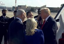 Trump accueilli en hĂ©ros Ă Tel-Aviv , l’ami d’IsraĂ«l est arrive.