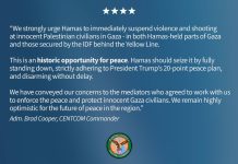 🔴Le CENTCOM met en garde le Hamas : « Désarmez immédiatement »