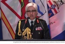 Le chef d’état-major canadien fond en larmes : “Nous avons échoué, je présente mes excuses”