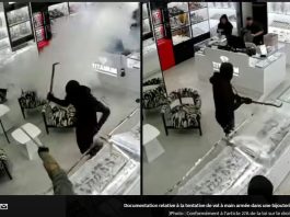 Images impressionnantes : ils ont tenté de braquer une bijouterie à Ofakim, mais ont été exfiltrés grâce à l’ingéniosité du vendeur.
