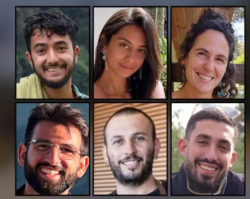 Pour la première fois, des images des six otages détenus ensemble dans un tunnel à Gaza et assassinés sont dévoilées