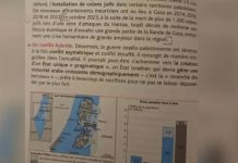 Manuel scolaire polémique en France : le 7 octobre présenté comme la mort de « plus de 1 200 colons juifs »