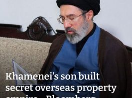 Bloomberg constate que le fils de Khamenei possède un vaste réseau d’actifs en Europe, comprenant des villas et des hôtels d’une valeur de 140 millions de dollars.