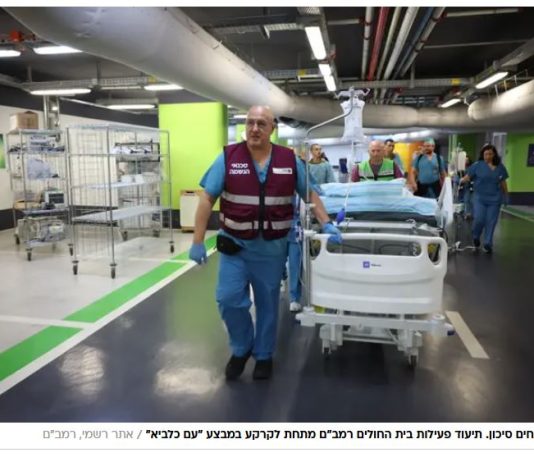 Silence la nuit, sous terre le jour : comment les hôpitaux israéliens se préparent à une éventuelle attaque iranienne