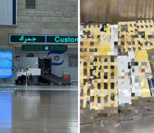 Un employé de l’aéroport Ben Gourion a retiré un sac suspect d’un avion – voici ce que les policiers y ont trouvé