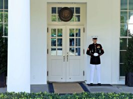 Trump rentre à la Maison-Blanche par une entrée inhabituelle, document en main : « J’examine la situation en Iran, nous agirons en conséquence »