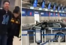 A-t-il voulu attraper son vol à tout prix ? Un automobiliste fonce avec sa voiture dans la zone d’enregistrement de l’aéroport de Detroit