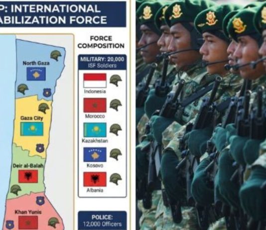 Gaza : un projet de force internationale diviserait la bande en cinq secteurs