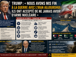 Trump : « Nous avons mis fin à la guerre avec l’Iran aujourd’hui ; ils ont accepté de ne jamais avoir d’arme nucléaire »