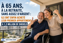 À 65 ans, à la retraite, sans assez d’argent : ils ont finalement pu acheter leur premier appartement à 1,2 million de shekels