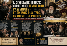 Il déversa des insultes sur le Rabbi devant toute l’assemblée — et six mois plus tard, un miracle se produisit