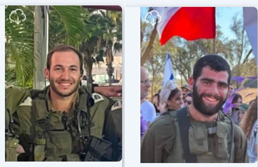 Le capitaine Shahar Gamla et le soldat Ohad Yaari tombés au Liban-Sud