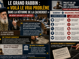 Le Grand Rabbin : « Voilà le vrai problème dans la réforme de la cacherout »