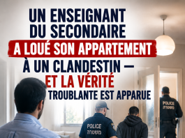 Un enseignant du secondaire a loué son appartement à un clandestin — et la vérité troublante est apparue