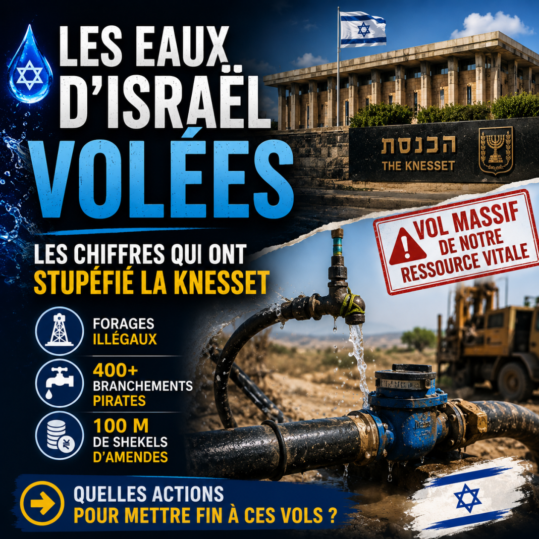 eaux israel volees
