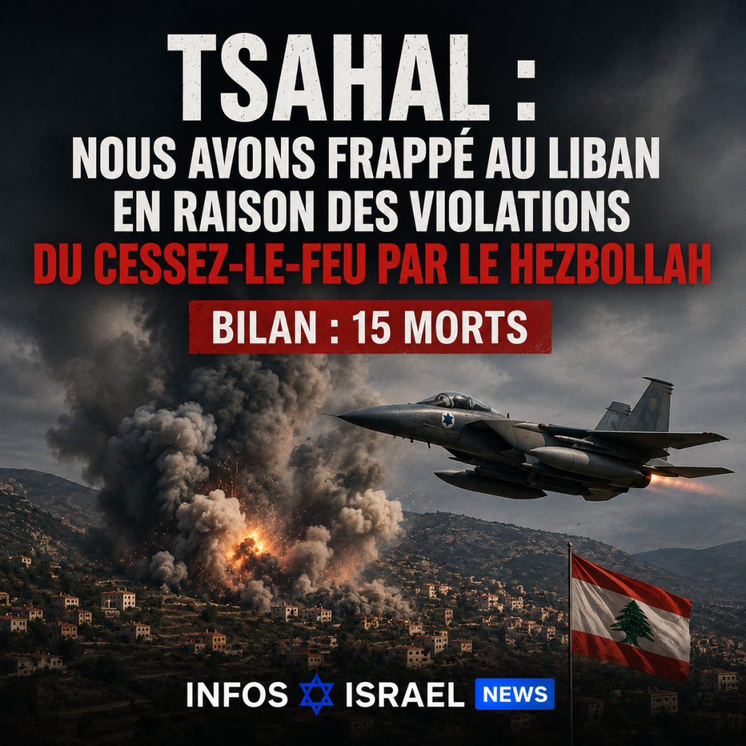 frappe tsahal liban