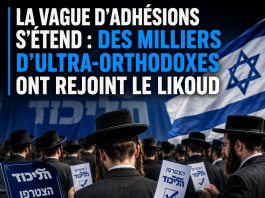 La vague d’adhésions s’étend : des milliers d’ultra-orthodoxes ont rejoint le Likoud