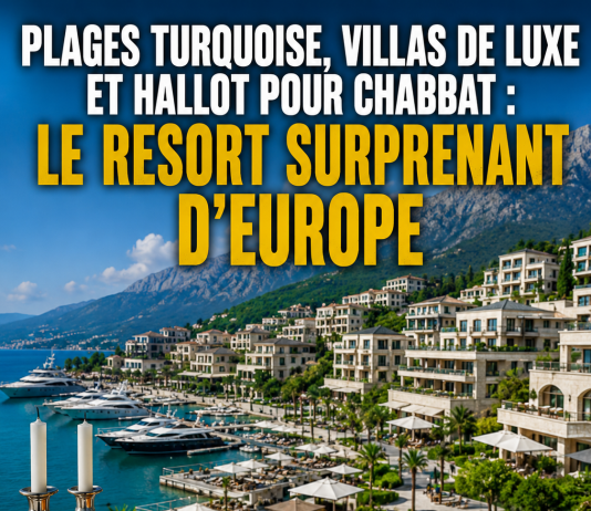Plages turquoise, villas de luxe et hallot pour Chabbat : le resort surprenant d’Europe