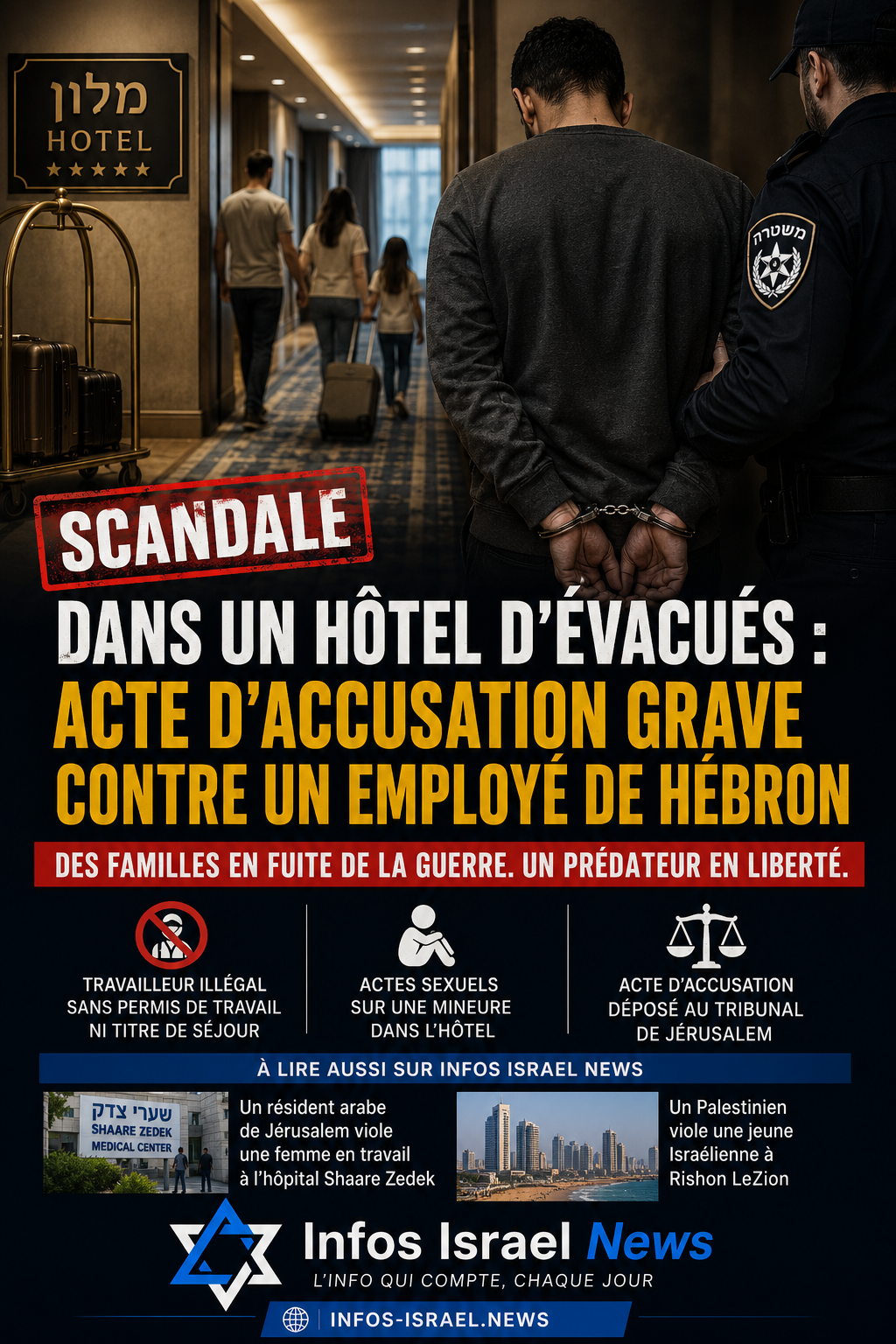 hotel evacue scandale