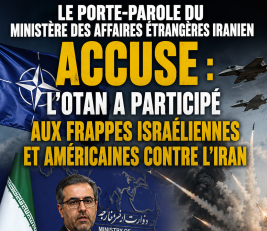 Le porte-parole du ministère des Affaires étrangères iranien accuse : l’OTAN a participé aux frappes israéliennes et américaines contre l’Iran