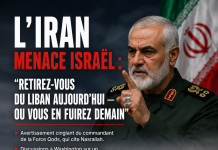 L’Iran envoie un message à Israël : « Retirez-vous du Liban aujourd’hui — ou vous en fuirez demain »