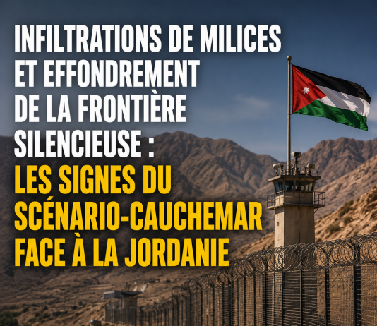 Infiltrations de milices et effondrement de la frontière silencieuse : les signes du scénario-cauchemar face à la Jordanie