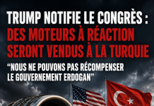 Trump notifie le Congrès : des moteurs à réaction seront vendus à la Turquie — « Nous ne pouvons pas récompenser le gouvernement Erdogan »