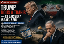 Trump nous a trahis — et laissera Israël seul