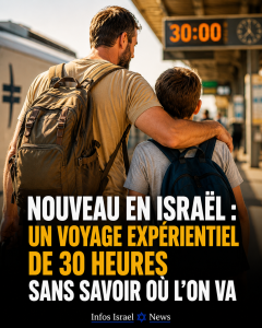 Nouveau en Israël : un voyage expérientiel de 30 heures sans savoir où l'on va 2 voyage enfant