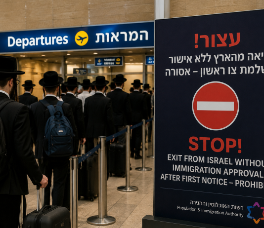 Fuite des déserteurs ultra-orthodoxes bloquée : Comment empêcher la fuite de milliers de déserteurs ultra-orthodoxes hors d’Israël ?