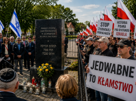 Des nationalistes polonais ont manifesté lors d’une cérémonie à la mémoire de Juifs assassinés par leurs voisins : « Le mensonge de Jedwabne »