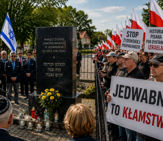 Des nationalistes polonais ont manifesté lors d’une cérémonie à la mémoire de Juifs assassinés par leurs voisins : « Le mensonge de Jedwabne »