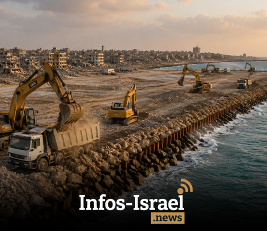 10 km² gagnés sur la mer : le plan hors norme pour évacuer les ruines de Gaza