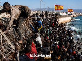 « État d’urgence absolu » : des milliers de migrants forcent la frontière espagnole de Ceuta
