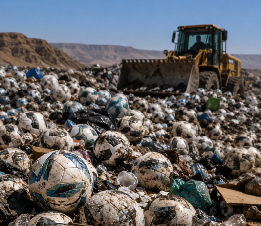 Pourquoi des centaines de ballons de football finissent-ils à la décharge du Néguev ?