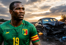 Ă€ 38 ans : l’ancien international de football malien meurt dans un accident de la route