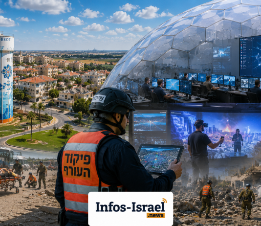 Une première du genre : la ville de Sderot devient un simulateur d’urgence