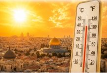 Shabbat brûlant : une lourde vague de chaleur en route vers Israël