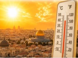 Shabbat brûlant : une lourde vague de chaleur en route vers Israël