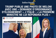 Trump publie une photo de Meloni avec une « demande d’ordonnance d’Ă©loignement », l’Italie : « La Première ministre ne lui rĂ©pondra plus »