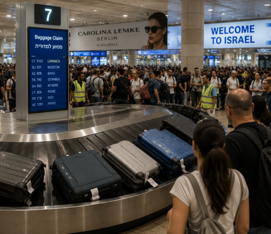Attente interminable pour les valises à Ben Gurion : « les ravitailleurs américains créent une surcharge inhabituelle »