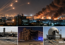 Les États-Unis ont fini de frapper, l’Iran continue de tirer des missiles : le pĂ©trole s’envole, images des dĂ©gâts sur les bases du Golfe